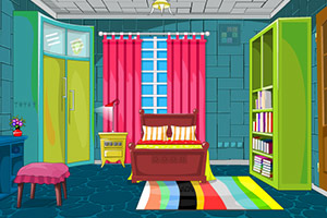 蓝色瓷砖房逃脱