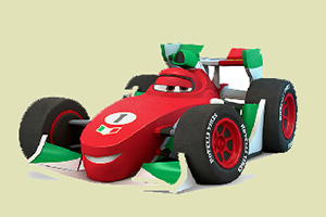 可爱卡通汽车拼图