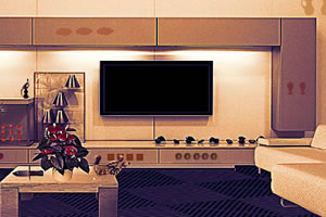 阴暗的客厅逃脱