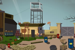 逃离战事指挥部