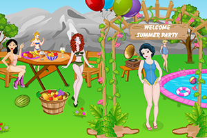 公主们的泳池派对