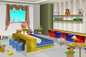 逃出孩子的玩具房间