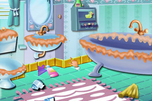 公主浴室大扫除