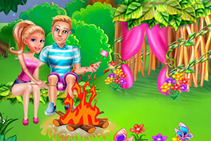 芭比和肯去野营