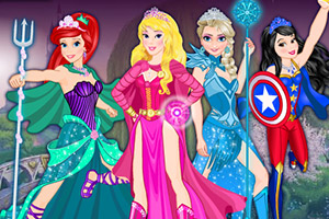 迪士尼公主化妆舞会