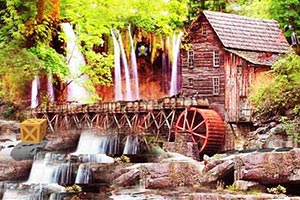 森林水车小屋逃脱