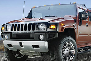 悍马隐藏的轮胎