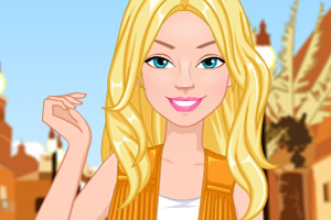 芭比条纹时尚风