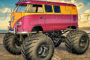 怪物大卡车拼图