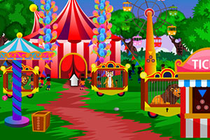 马戏团狮子逃脱