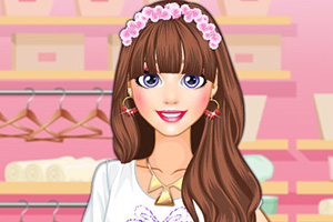 长发公主的流苏搭配