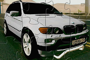 宝马X5汽车拼图