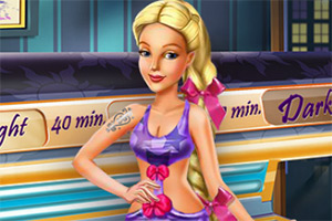 芭比娃娃的日光浴