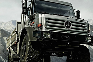 奔驰卡车找车轮