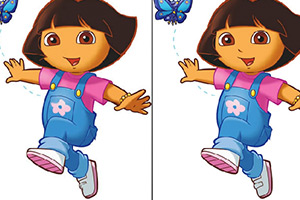 朵拉女孩找不同