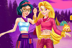 迪士尼公主的嘻哈时尚