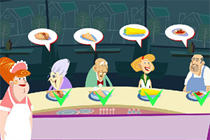 服务员的菜单记忆