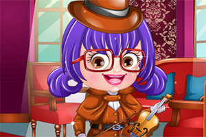 可爱宝贝的侦探换装