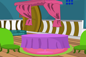 漂亮的卡通密室逃脱