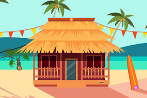 女孩海滩别墅逃脱