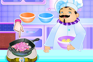 制作美味鸡肉卷