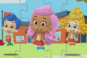 泡泡孔雀鱼拼图