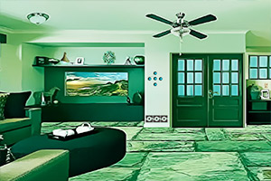 绿色系豪华套房逃脱