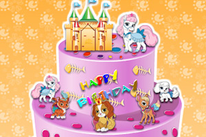 制作宫廷宠物蛋糕