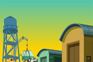 汽车修理厂逃脱