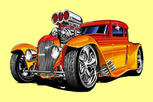 卡通汽车拼一拼