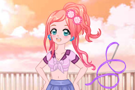 时尚拉拉队长的装扮