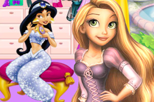 美丽的长发公主化妆