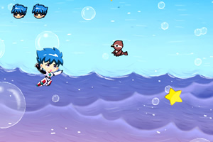 深蓝少年之躲避流星