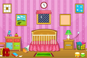 粉红色儿童房逃脱