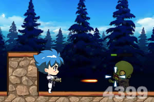 深蓝少年勇闯僵尸岛无敌版