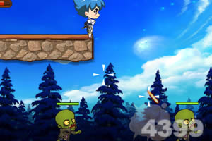 深蓝少年勇闯僵尸岛无敌版