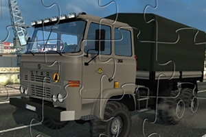 货物大卡车拼图