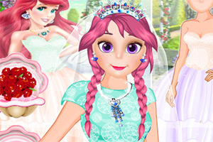 美丽的公主婚纱