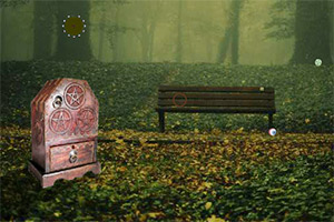 昏暗神秘的森林逃脱