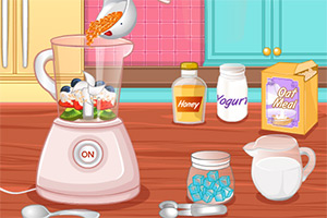 制作冰冻水果冰沙