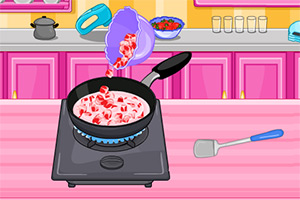 制作草莓三明治