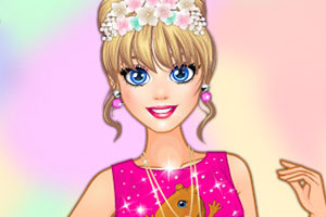 长发公主的现代装扮