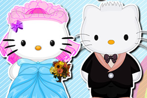 凯蒂猫的婚礼发型