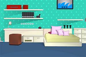 色彩艳丽的房间逃脱