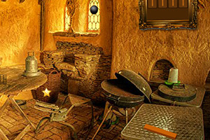 逃离原始的房子