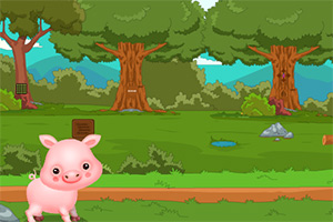淘气小猪逃脱