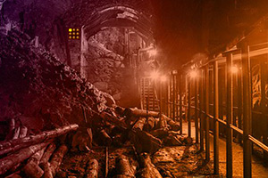 逃离废弃的军事室