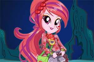 可爱的苹果女孩