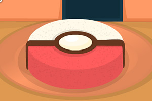 制作精灵球蛋糕