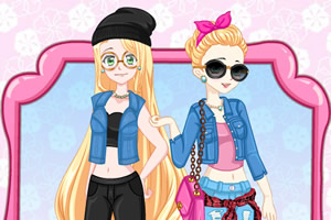 迪斯尼公主高中时尚